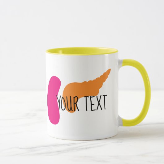 Tasse personnalisable du pancréas | de rein (Droite)