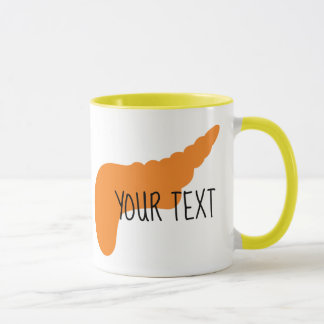 Tasse personnalisable du pancréas | d'organe