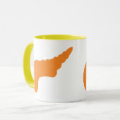 Tasse personnalisable du pancréas | d'organe (Devant gauche)