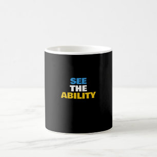 Tasse personnalisable Fierté du handicap Voir la c