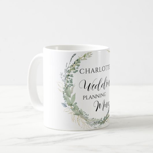 Tasse personnalisable pour la planification de mar (Devant gauche)