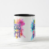 Tasse personnalisé Jesus First (Centre)