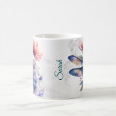Tasse personnalisée à dragonfly aquarelle (Centre)