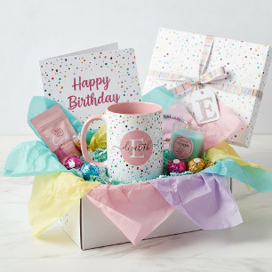 Tasse personnalisée avec des points colorés