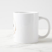 Tasse personnalisée avec fleur de naissance et nom (Droite)