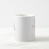 Tasse personnalisée avec initiale : dessin de lett (Centre)