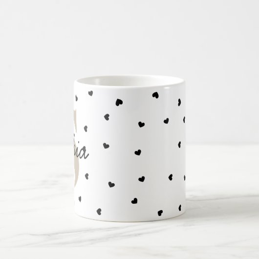 Tasse personnalisée avec initiale et nom – Coupe-c (Centre)