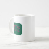 Tasse personnalisée avec monogramme (Devant gauche)