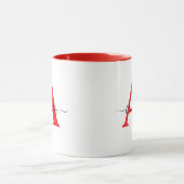 Tasse personnalisée avec monogramme (Centre)