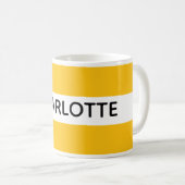 Tasse personnalisée avec nom (Devant droit)