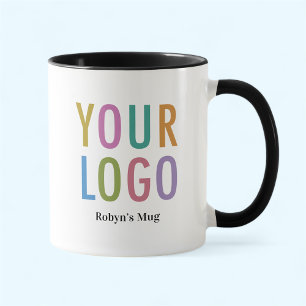Tasse personnalisée avec nom de l'employé Logo per