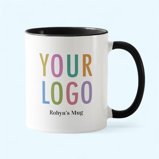 Tasse personnalisée avec nom de l'employé Logo per