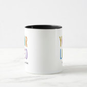 Tasse personnalisée avec nom de l'employé Logo per (Centre)