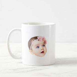 Tasse personnalisée avec photo de bébé pour la fêt