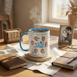 Tasse personnalisée avec photo de bébé pour papa