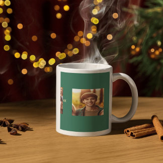 Tasse personnalisée avec photo de famille et année