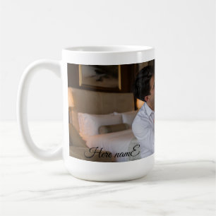 Tasse personnalisée avec photo de famille et nom -