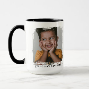 Tasse personnalisée avec photo préférée de grand-m