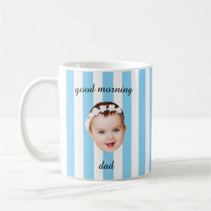 Tasse personnalisée avec visage de bébé pour nouve