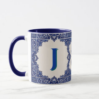 Tasse personnalisée azulejo guitare portugaise