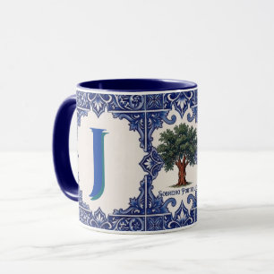 Tasse personnalisée azulejo Sobreiro portugais