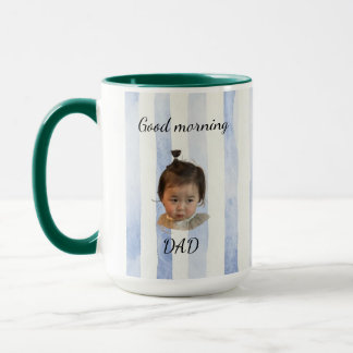Tasse personnalisée Bonne Nuit Papa avec Photo Cad