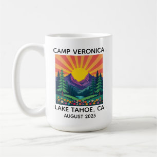 Tasse personnalisée Camp Bachelorette, Rétro perso