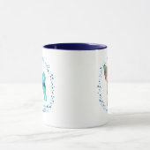 Tasse personnalisée Chihuahua bleu personnalisée a (Centre)