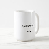 Tasse personnalisée classique, 45 cl (Devant droit)