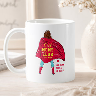 Tasse personnalisée "Club des mamans cool" avec le