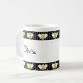 Tasse personnalisée d'abeille (Devant gauche)