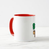 Tasse personnalisée de bande dessinée pour un P.M. (Devant gauche)