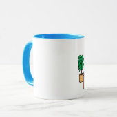 Tasse personnalisée de bande dessinée pour VP (Devant gauche)