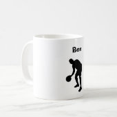 Tasse personnalisée de "basket-ball" (Devant gauche)