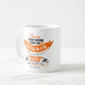 Tasse personnalisée de belle-mère (Devant gauche)