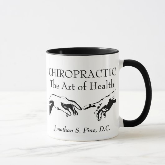 Tasse personnalisée de chiroprakteur (Droite)