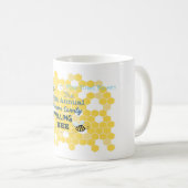 Tasse personnalisée de concours d'orthographe (Devant droit)