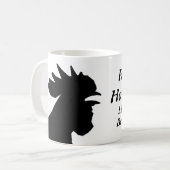 Tasse personnalisée de coq (Devant gauche)