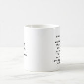 Tasse personnalisée de "dame de honneur" avec le (Centre)