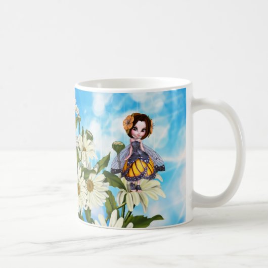 Tasse personnalisée de fée de papillon (Droite)