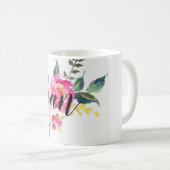 tasse personnalisée de fleur de ressort (Devant droit)