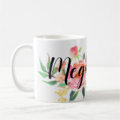 tasse personnalisée de fleur de ressort (Gauche)