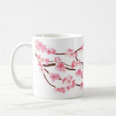 tasse personnalisée de fleur de ressort (Gauche)