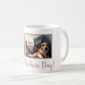 tasse personnalisée de jour de mères (Devant droit)