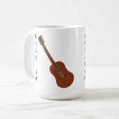 Tasse personnalisée de la guitare 12-String (Devant gauche)