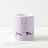 Tasse personnalisée de lapin (Centre)