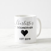 Tasse personnalisée de marraine (Devant droit)