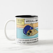 Tasse personnalisée de natation de Wroxall (Gauche)