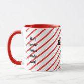 Tasse personnalisée de Noël de grammes (Gauche)
