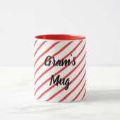 Tasse personnalisée de Noël de grammes (Centre)